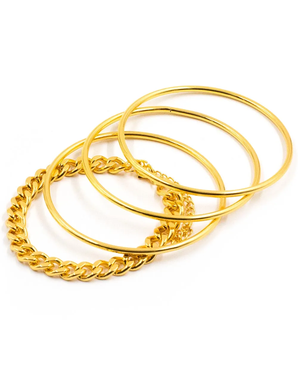 Gold Scarlett Bracelet Set