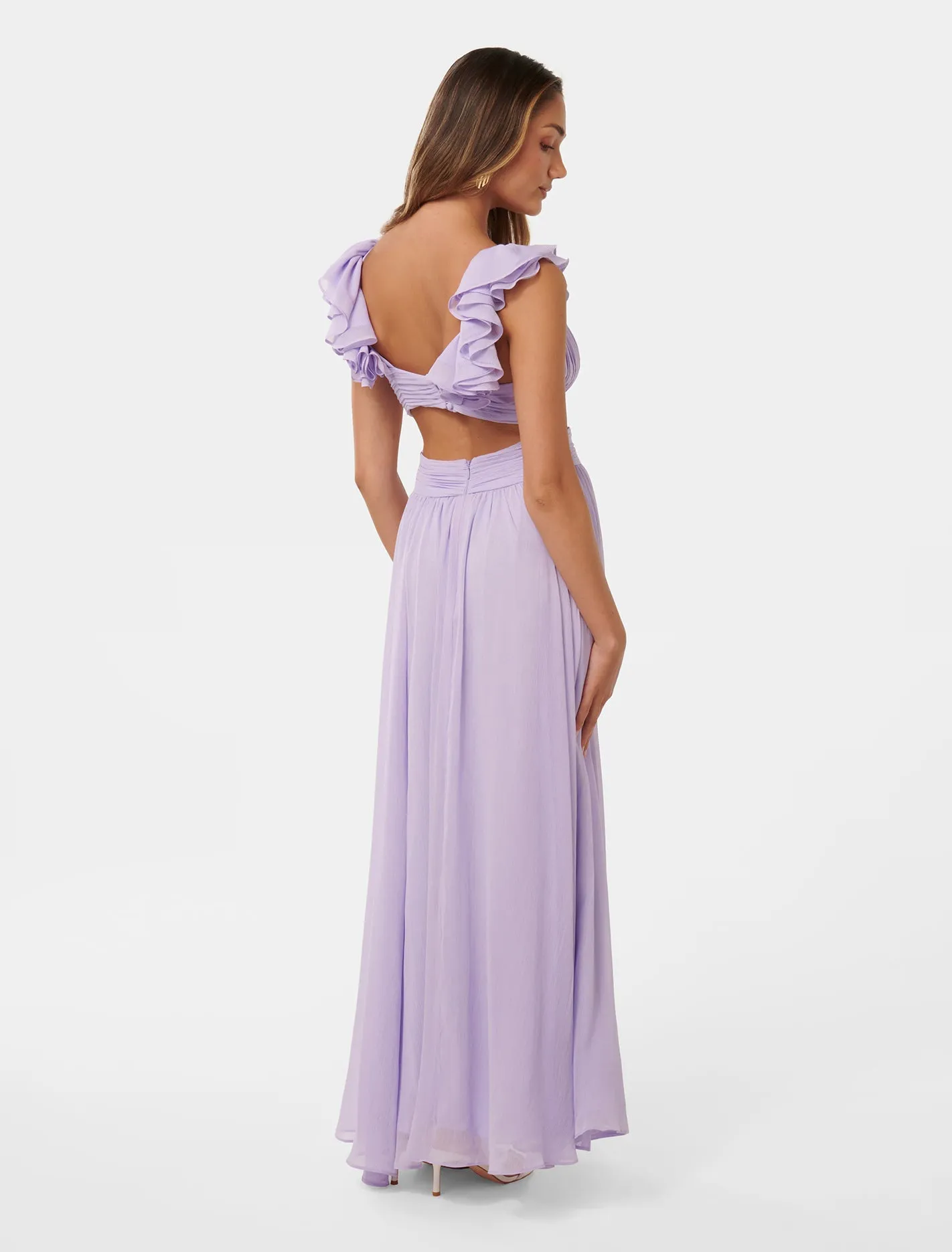 Selena Petite Ruffle Maxi Dress