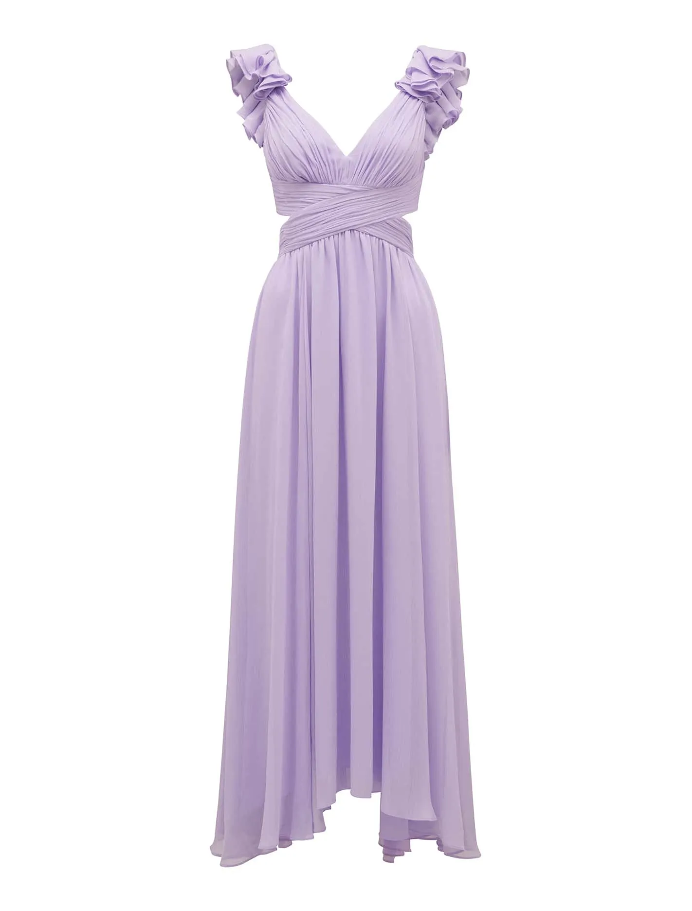 Selena Petite Ruffle Maxi Dress