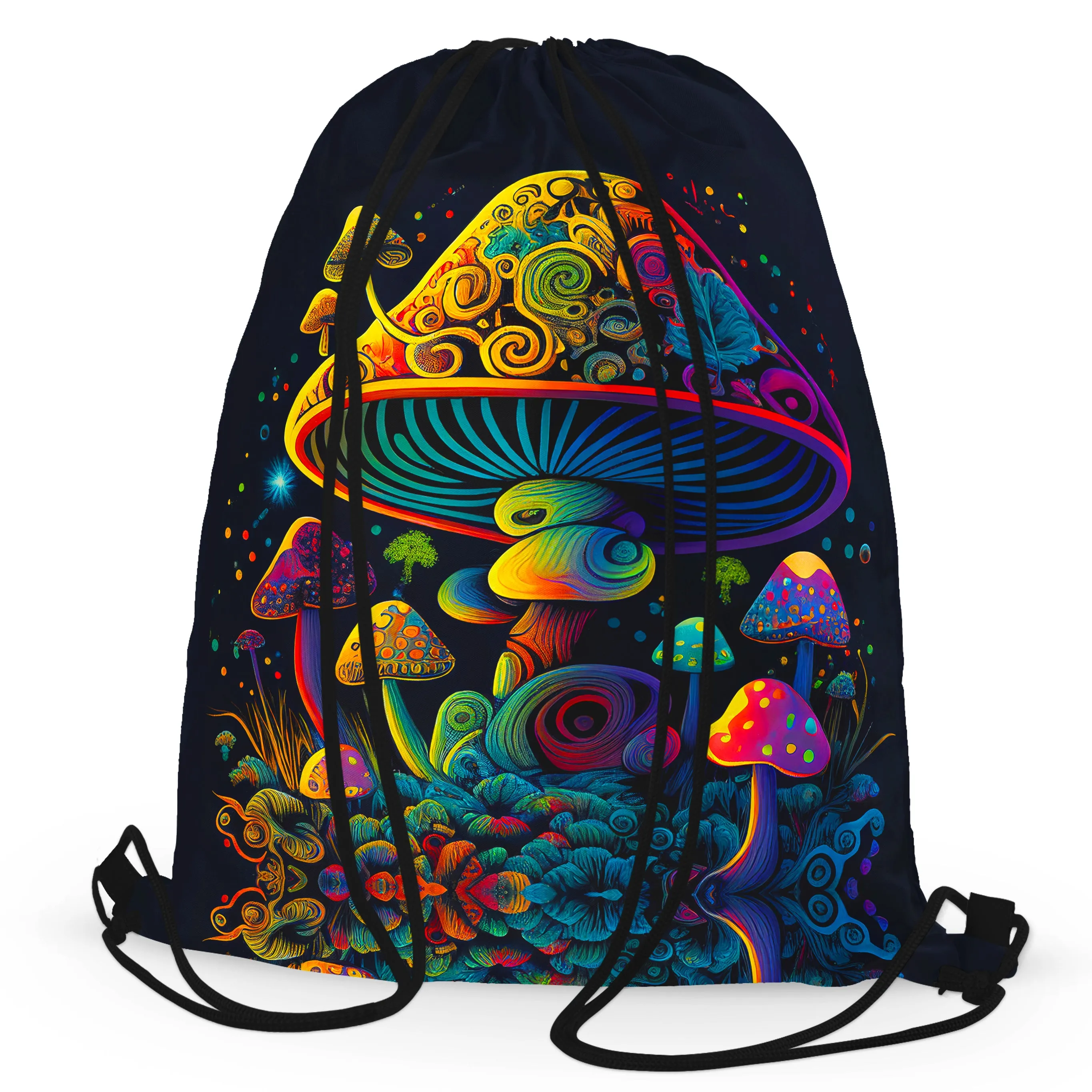 Shroom Melt Drawstring Bag