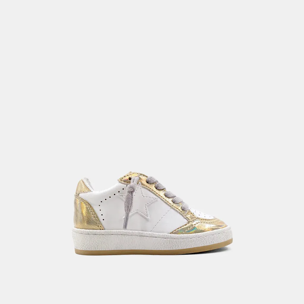 Shu Shop Paz Iridescent Gold Toddler/Kid Sneakers