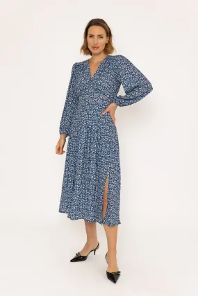 Siobhan Navy Midi Dress