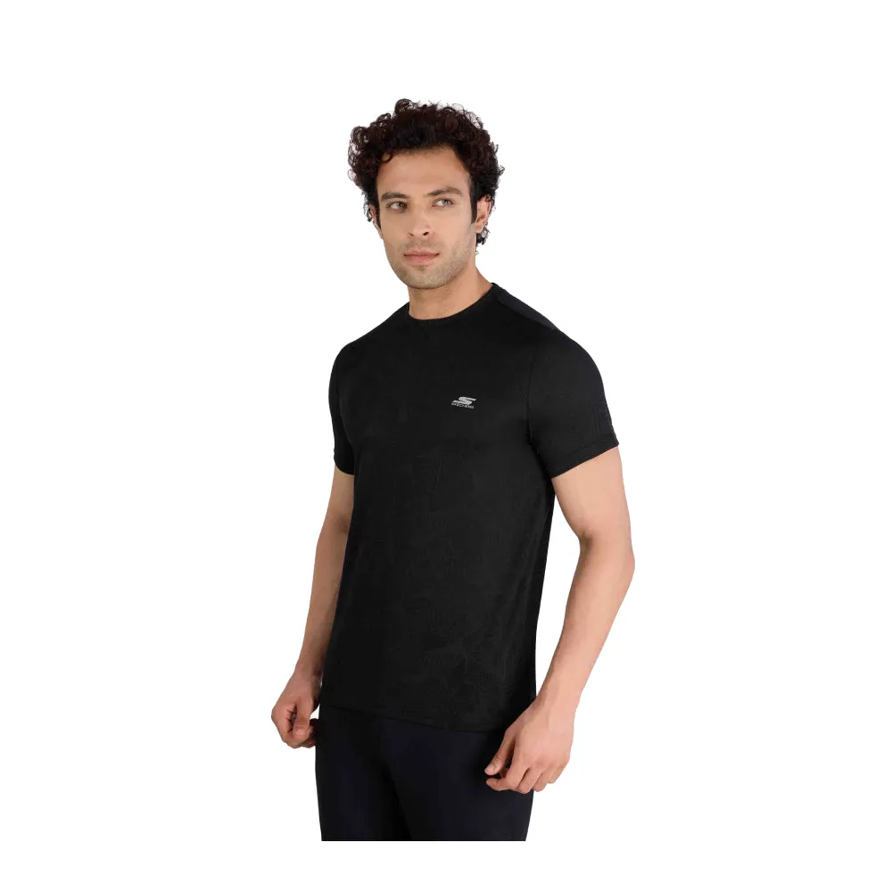 SKECHERS Men's Black SS Delta Top