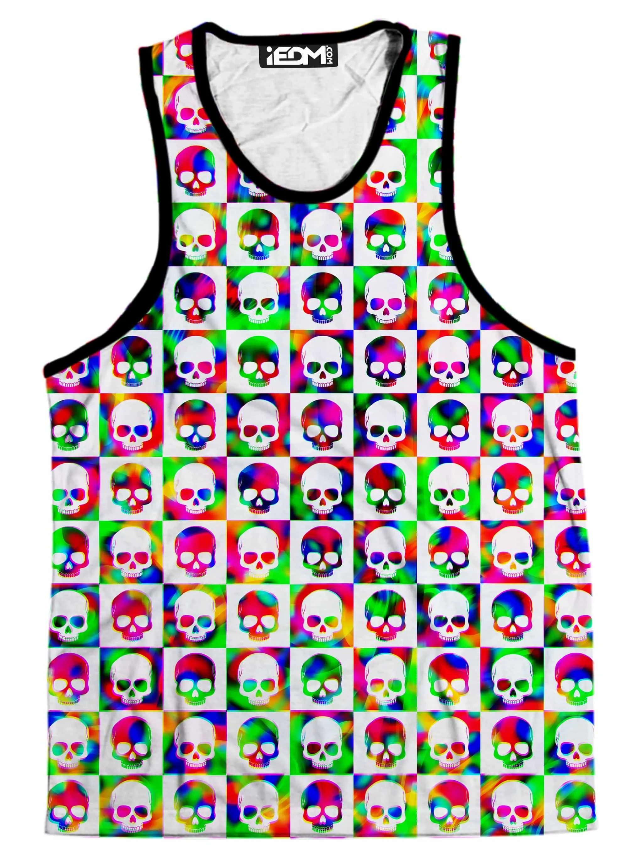 Skull Fam Green Men's Tank