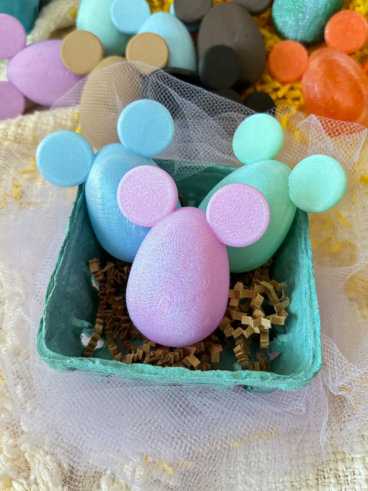 Small Eggs with Ears 3 pc Set