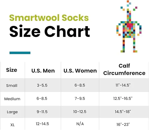 Smartwool Hike Margarita Crew Socks (Kid’s)