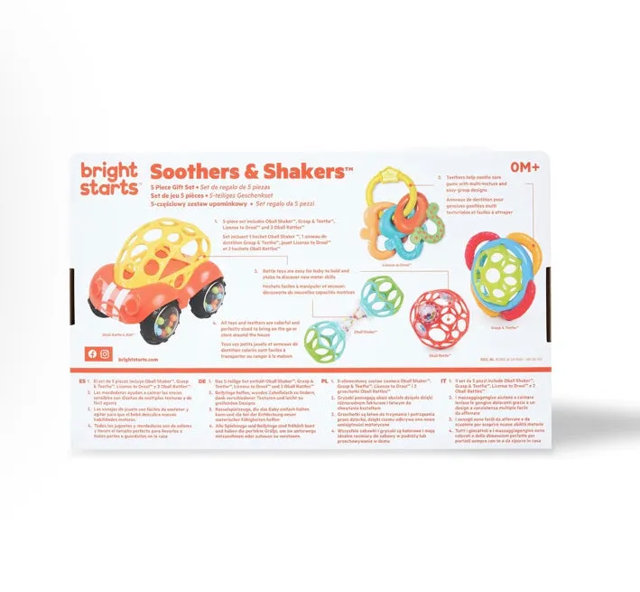 Soother & Shakers 5 Piece Gift Set  Bright Starts NB+