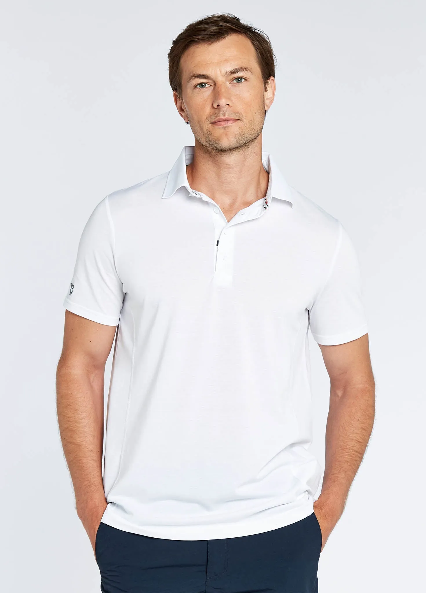 Sorrento Mens Short-sleeved Polo - White