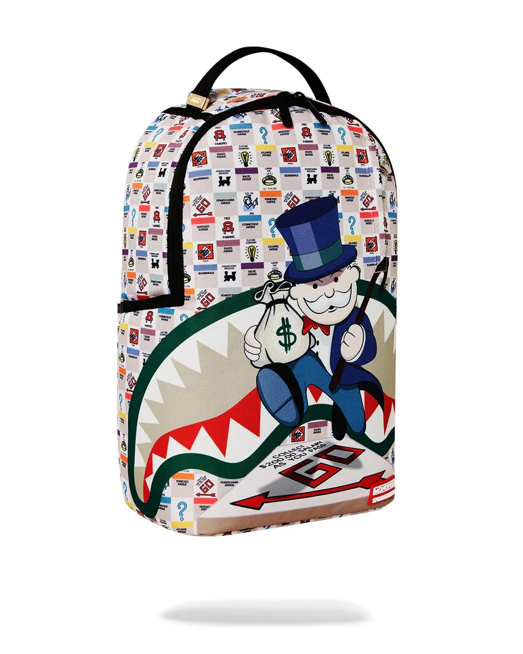 Sprayground Monopoly The Walk DLXSV Backpack B5861 can be rewritten as Sprayground Monopoly Backpack.