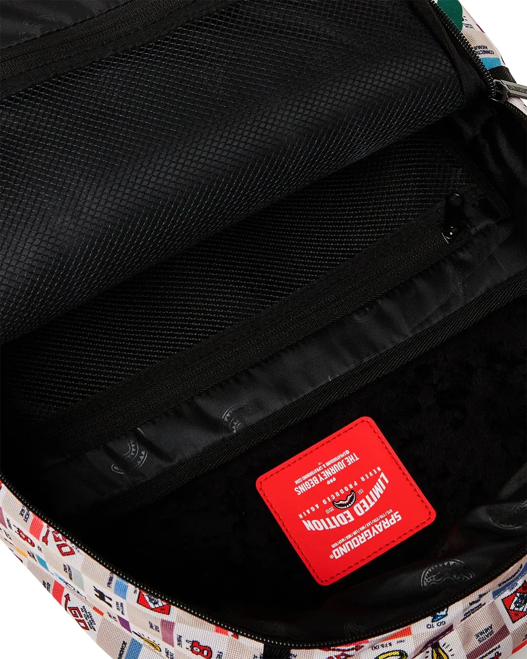 Sprayground Monopoly The Walk DLXSV Backpack B5861 can be rewritten as Sprayground Monopoly Backpack.