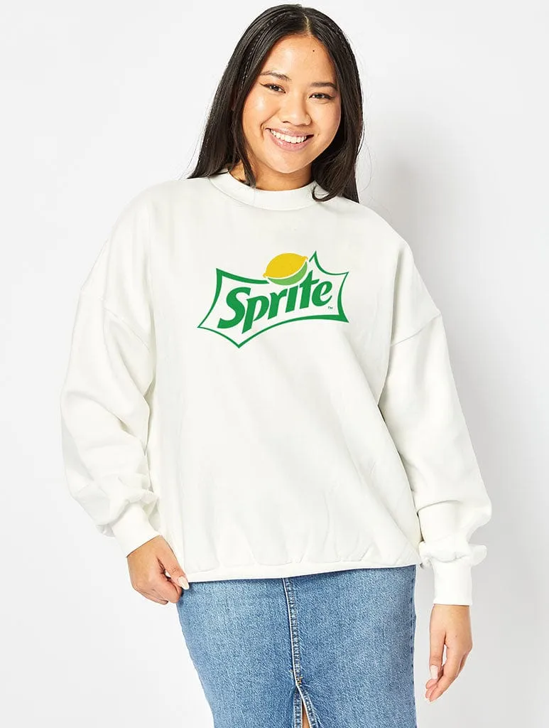 Sprite Sweatshirt In Ecru