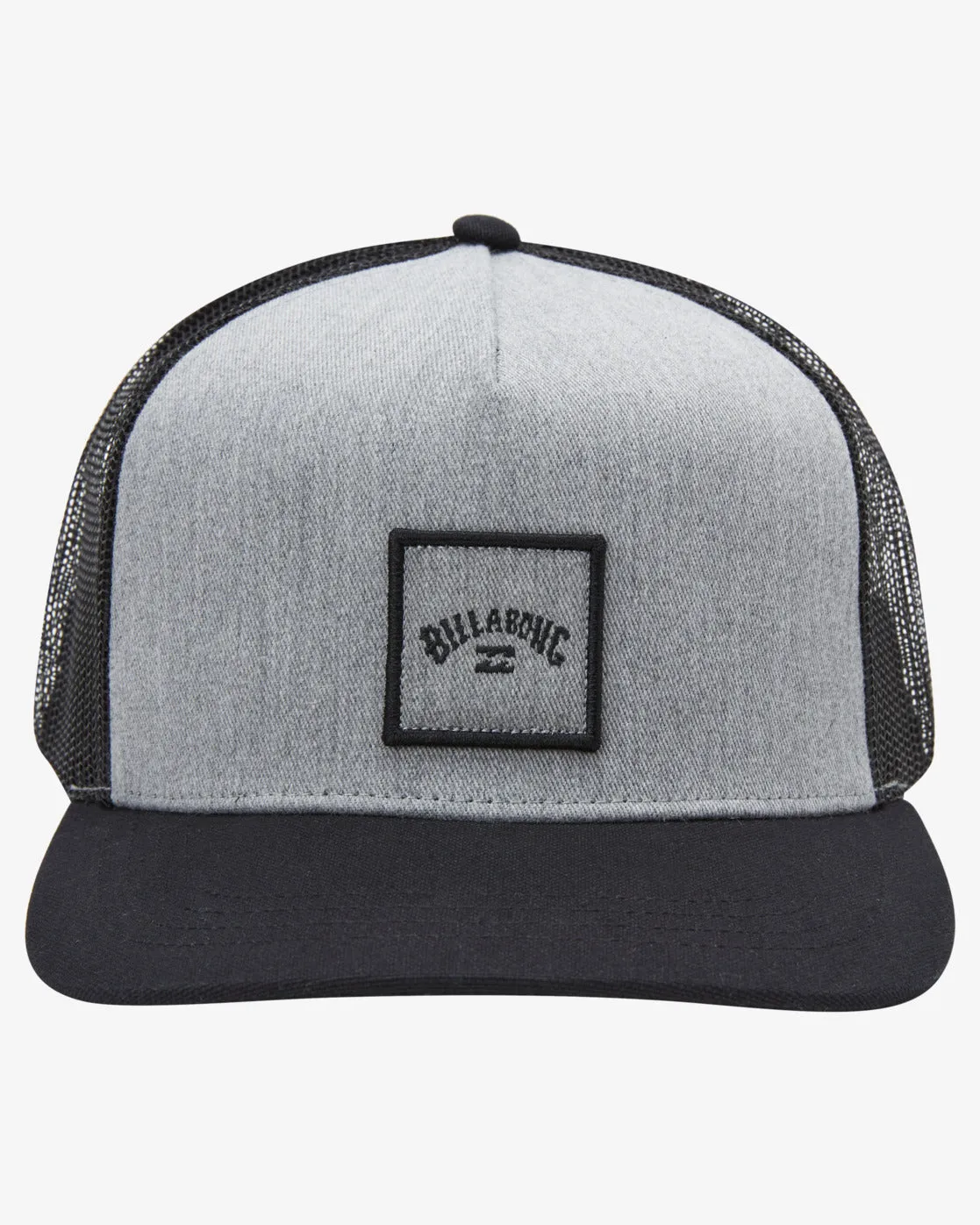 Stacked Trucker Hat - Grey Heather