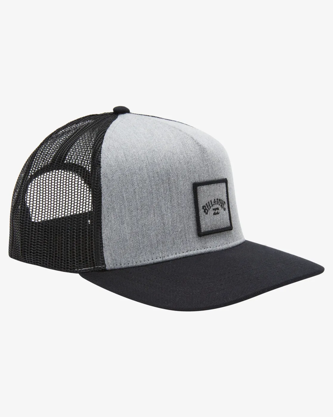 Stacked Trucker Hat - Grey Heather