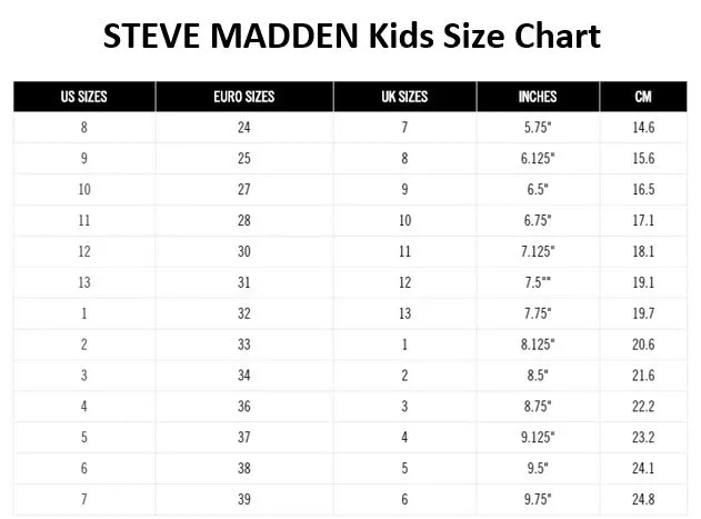 Steve Madden Kids Karra (Toddler/Little Kid/Big Kid)