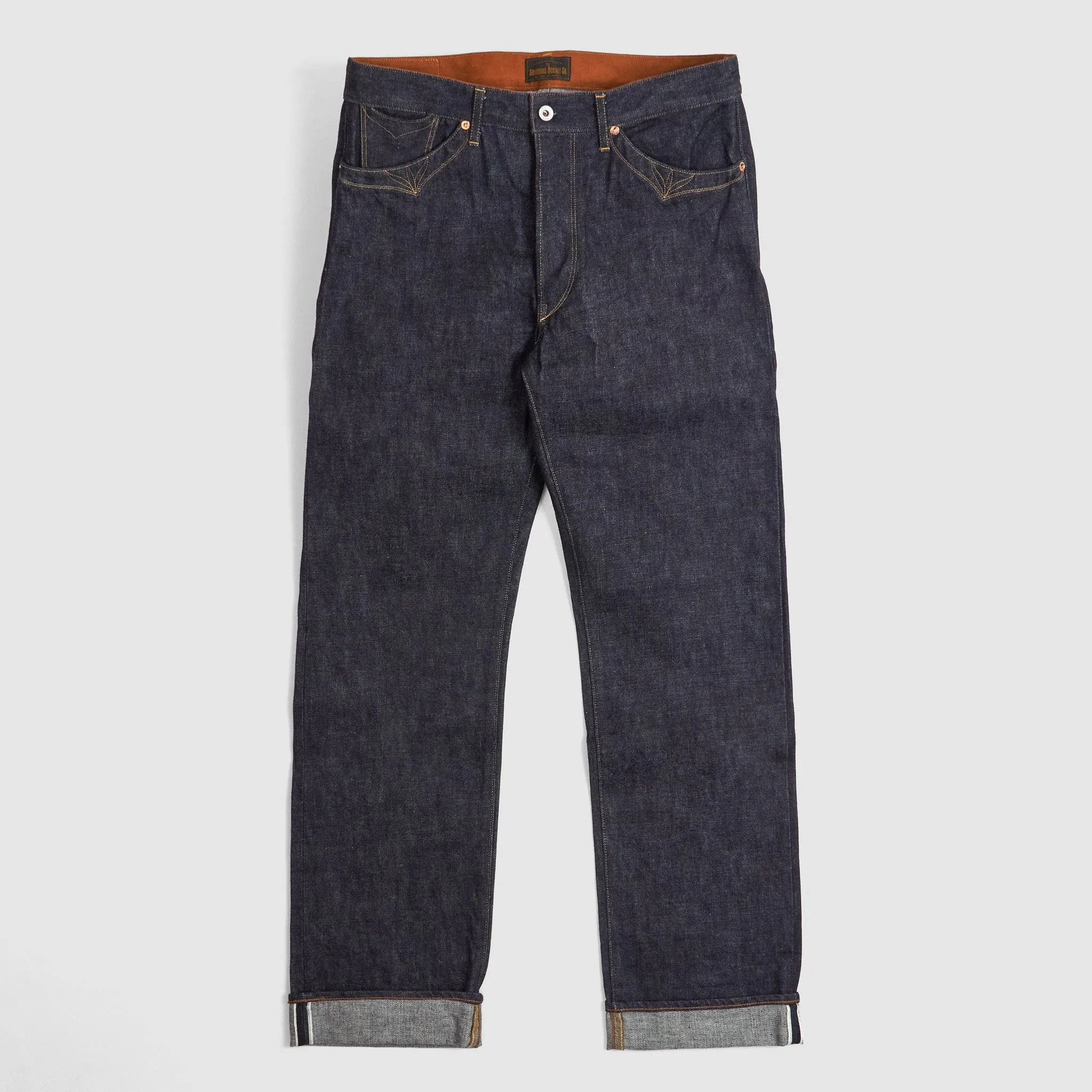 Stevenson Overall CO. Cinch Back Western Denim Jeans