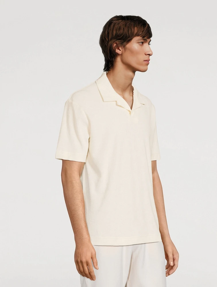 SUNSPEL Towelling Polo Shirt