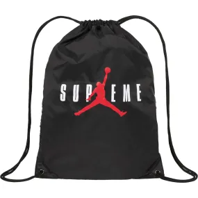 Supreme/Jordan Drawstring Bag (Black)