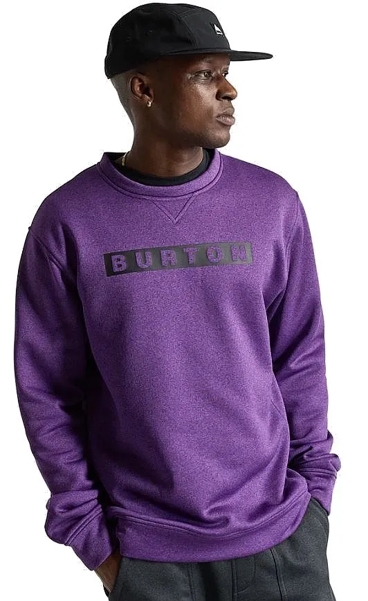 sweatshirt Burton Oak Crew - Imperial Purple Heather - men´s