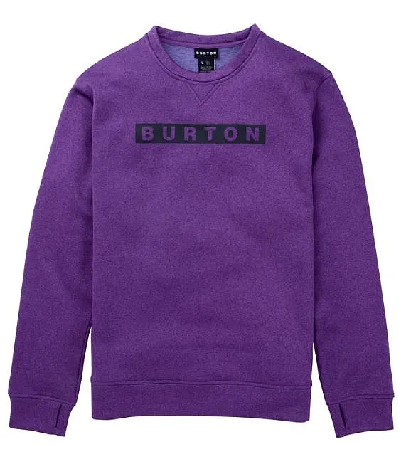 sweatshirt Burton Oak Crew - Imperial Purple Heather - men´s