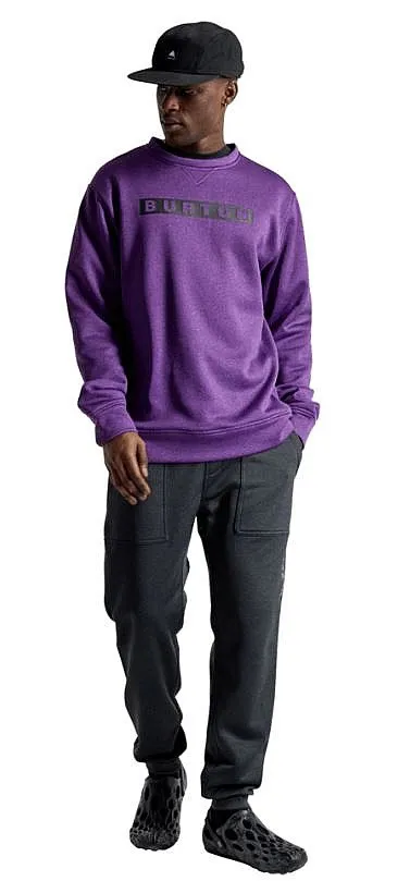 sweatshirt Burton Oak Crew - Imperial Purple Heather - men´s