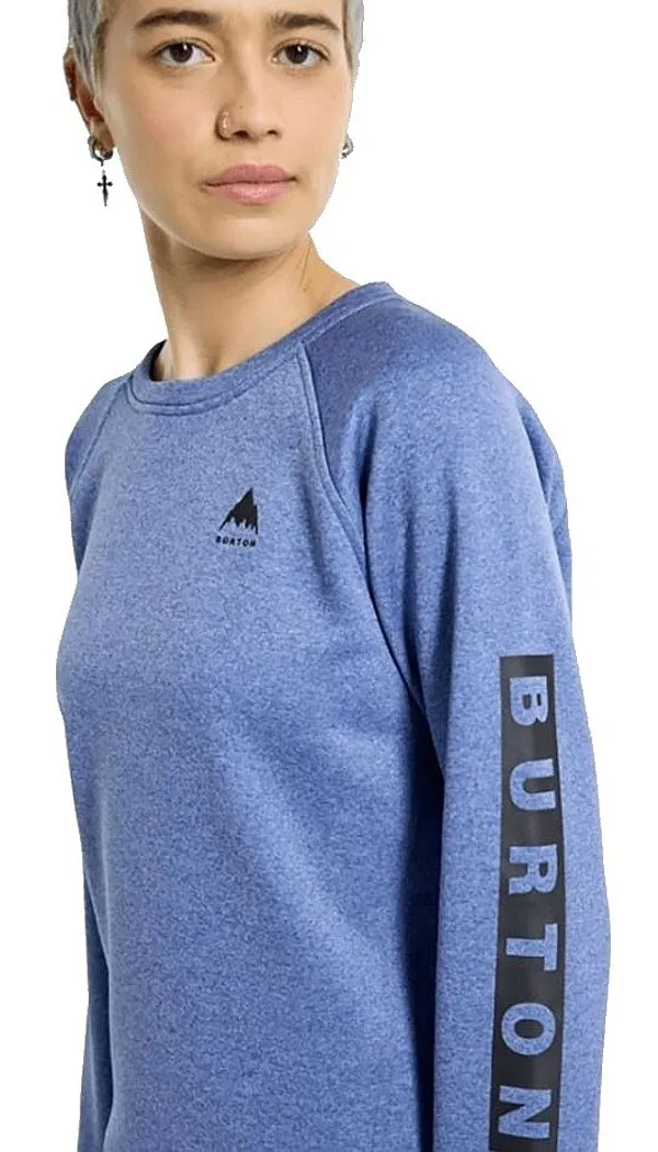 sweatshirt Burton Oak Crew - Slate Blue Heather - women´s