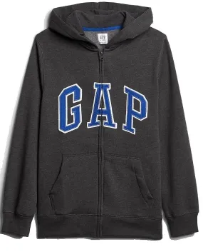 sweatshirt GAP V-New GAP Arch Zip - Charcoal Grey - boy´s