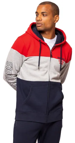 sweatshirt Heavy Tools Spiral Zip - Red - men´s