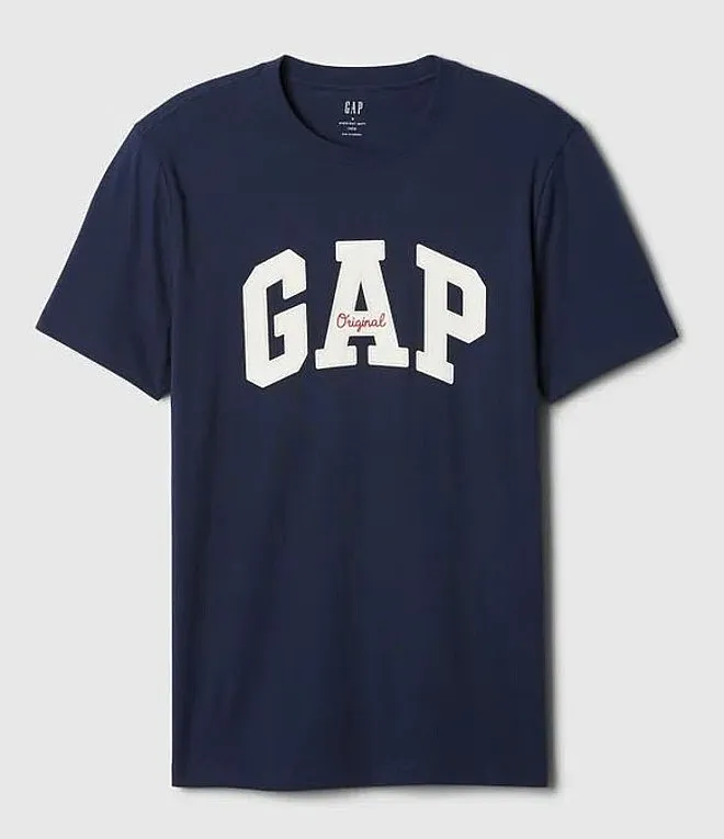 T-Shirt GAP V-Frch Everyday Soft Original Arch - Tapestry Navy - men´s