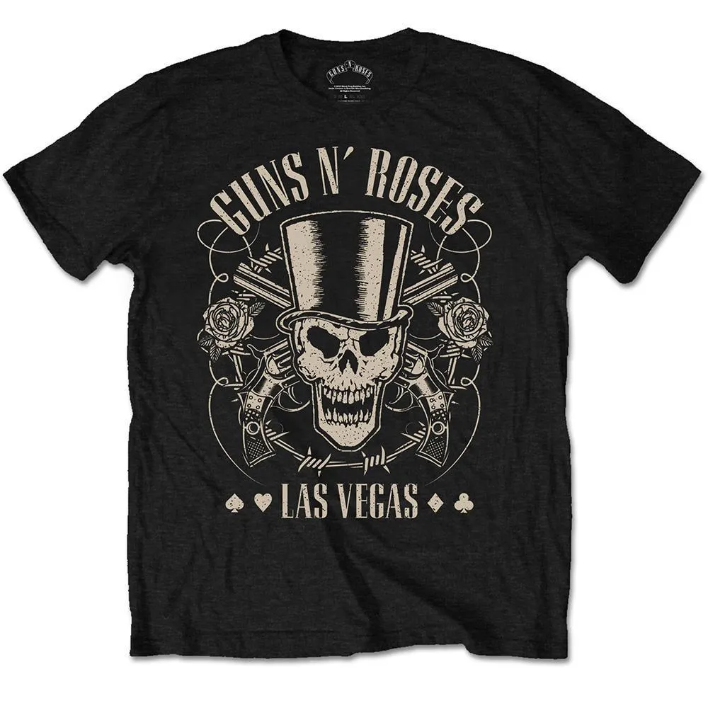 T-Shirt - Guns N Roses - Top Hat - Skull & Pistols