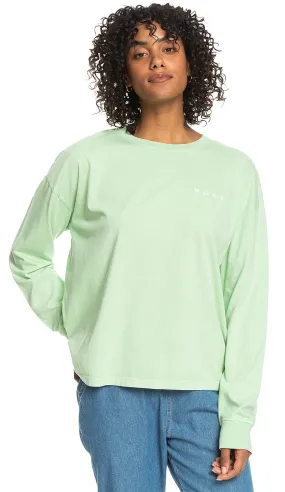 T-Shirt Roxy Beautiful Life A LS - GFE0/Sprucetone - women´s