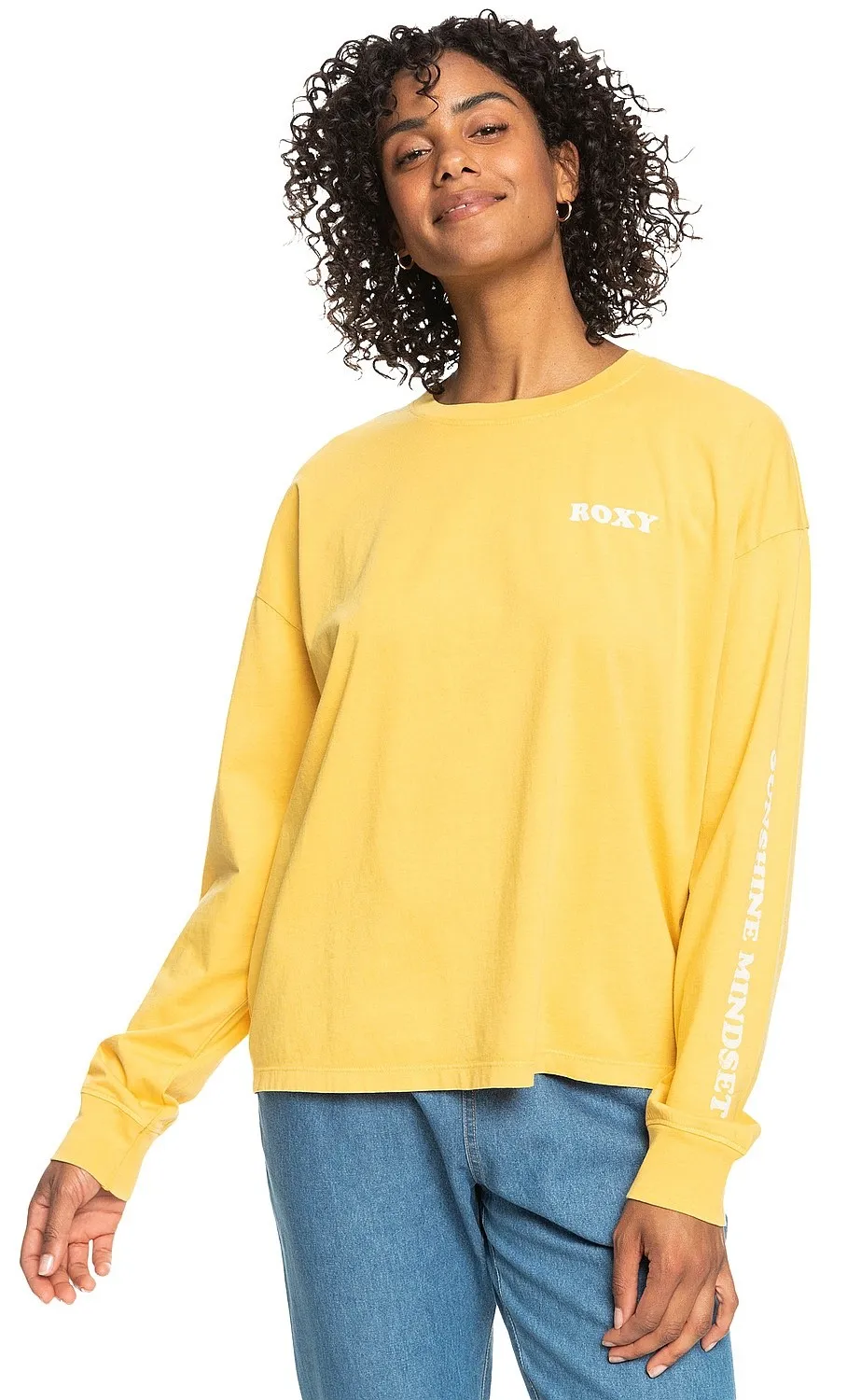 T-Shirt Roxy Beautiful Life A LS - YJC0/Yolk Yellow - women´s