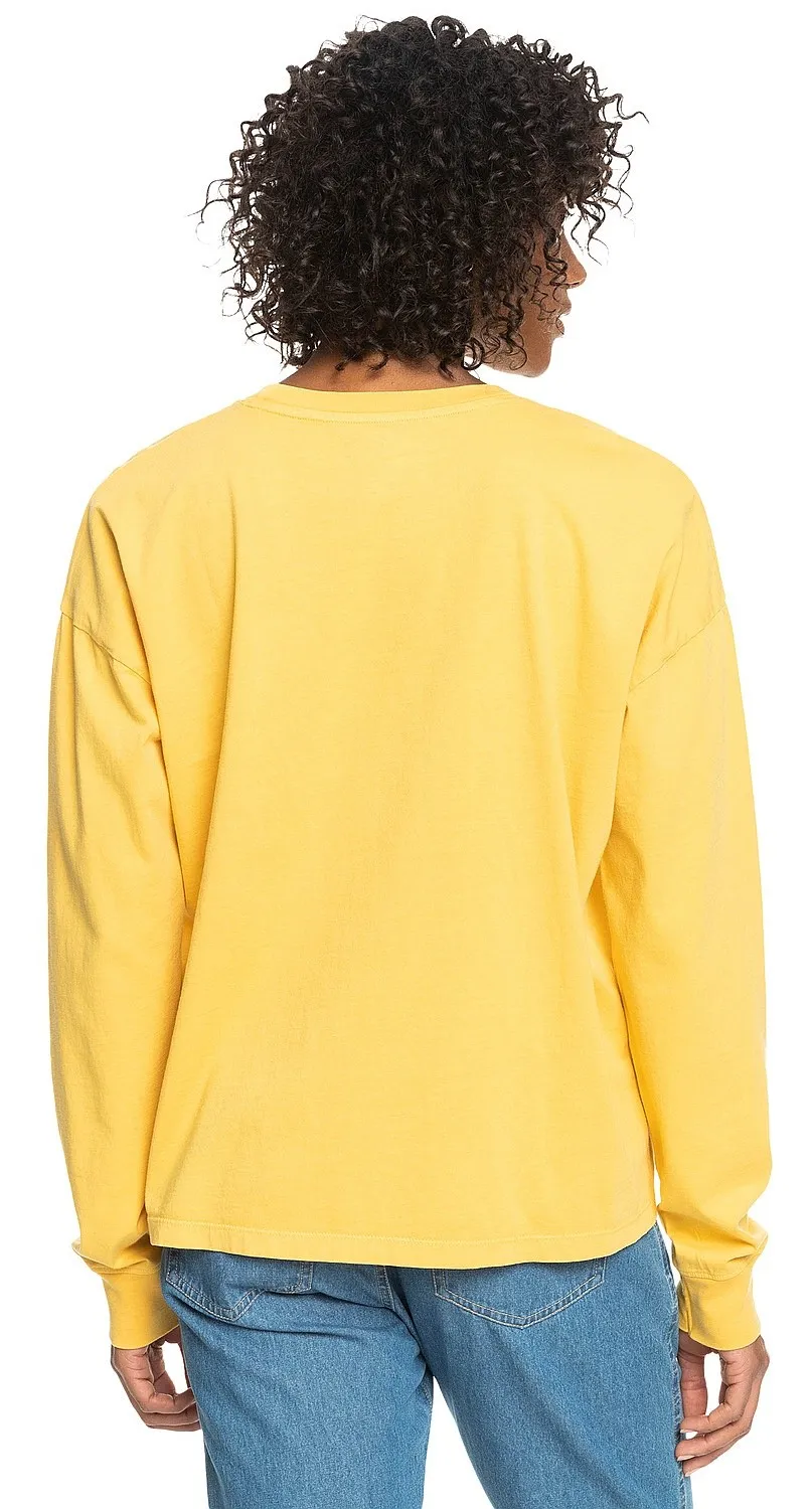 T-Shirt Roxy Beautiful Life A LS - YJC0/Yolk Yellow - women´s