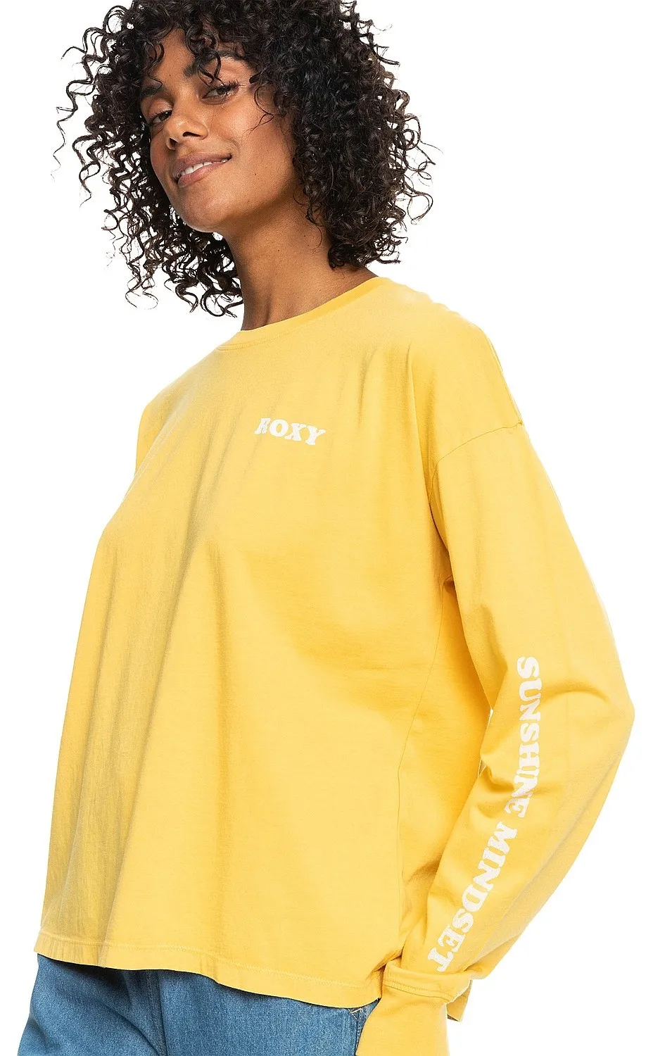 T-Shirt Roxy Beautiful Life A LS - YJC0/Yolk Yellow - women´s