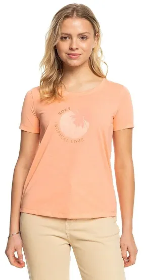 T-Shirt Roxy Chasing The Wave - MFQ0/Papaya Punch - women´s