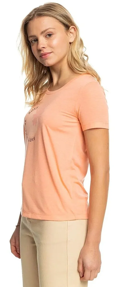 T-Shirt Roxy Chasing The Wave - MFQ0/Papaya Punch - women´s