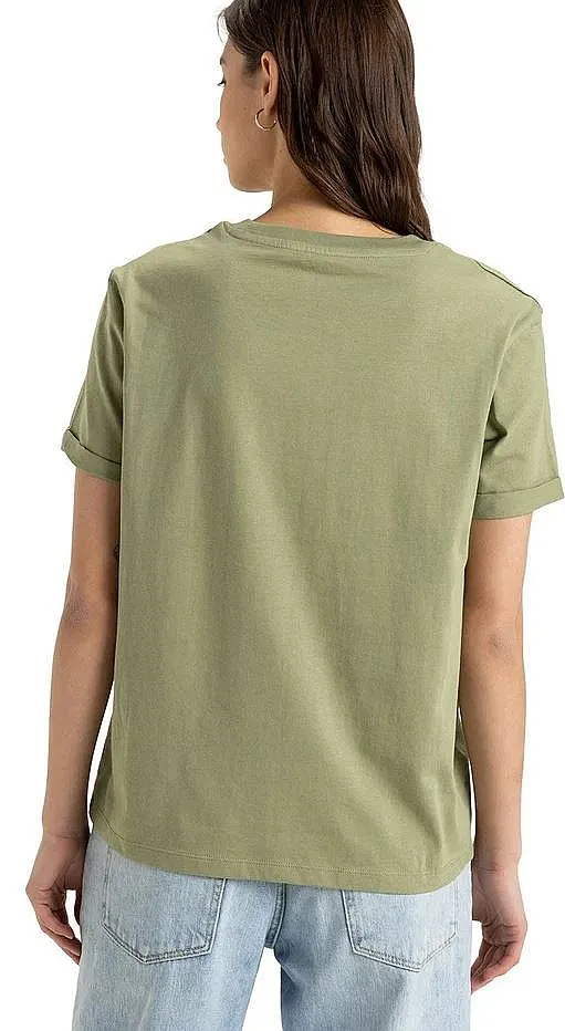 T-Shirt Roxy Noon Ocean A - GLD0/Oil Green - women´s