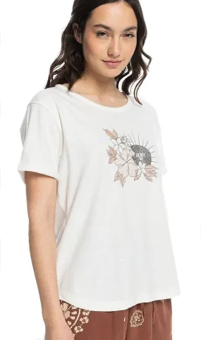 T-Shirt Roxy Ocean After - WBK0/Snow White - women´s