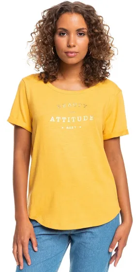 T-Shirt Roxy Ocean After - YJC0/Yolk Yellow - women´s