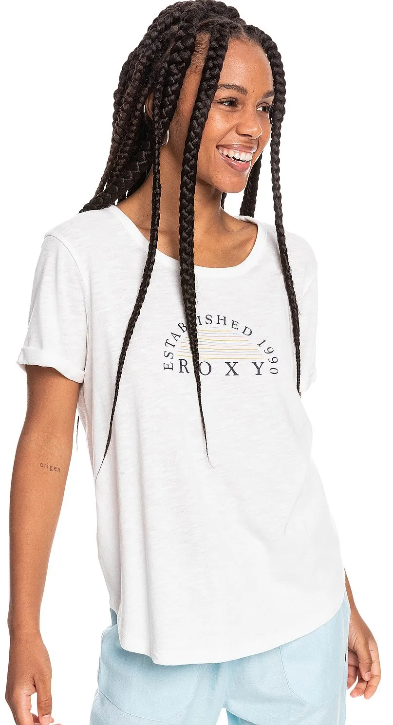 T-Shirt Roxy Oceanholic - WBK0/Snow White - women´s