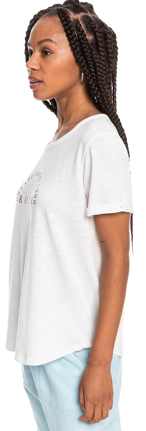 T-Shirt Roxy Oceanholic - WBK0/Snow White - women´s