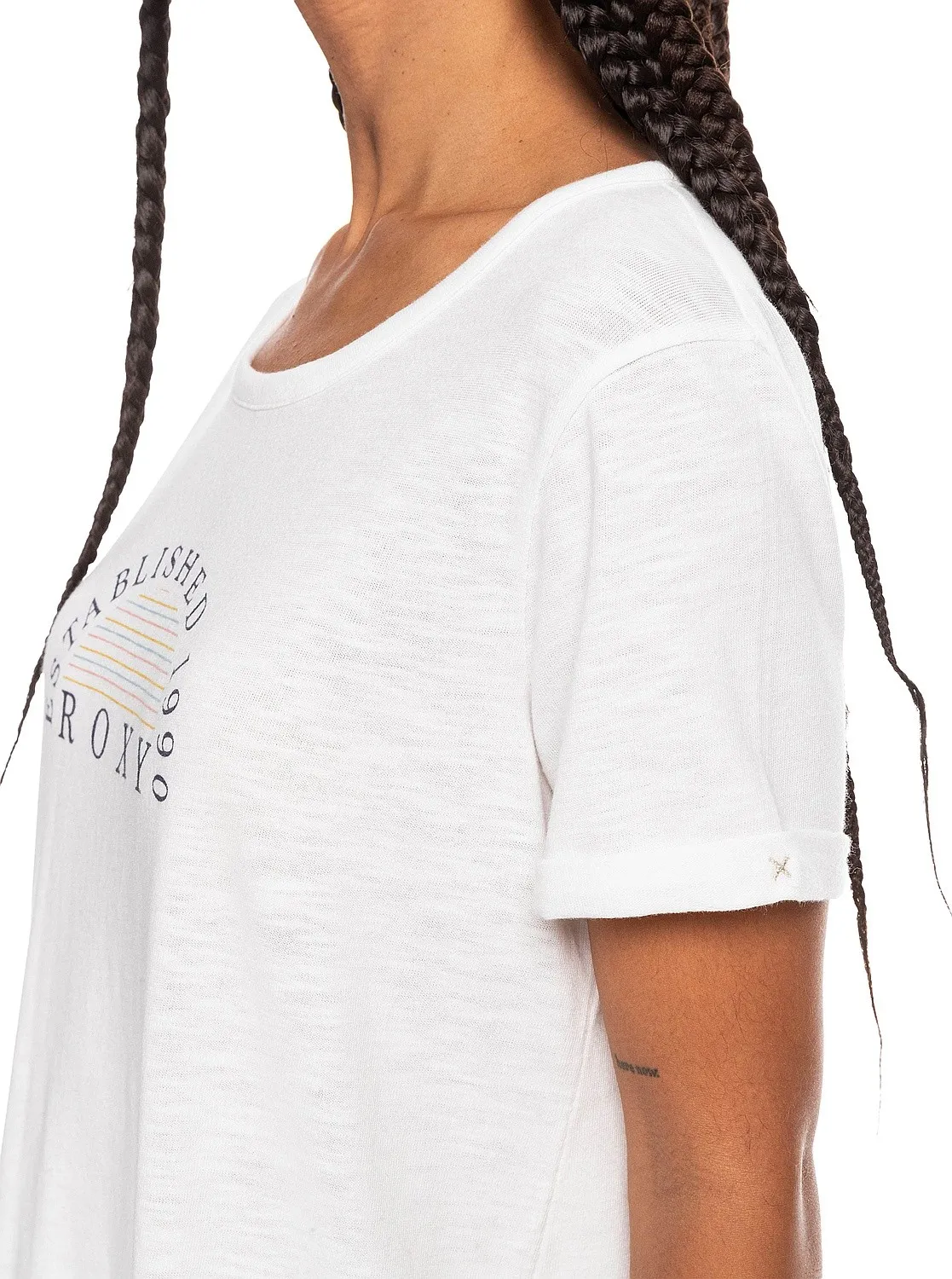 T-Shirt Roxy Oceanholic - WBK0/Snow White - women´s