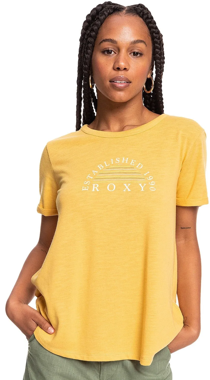 T-Shirt Roxy Oceanholic - YHV0/Ochre - women´s