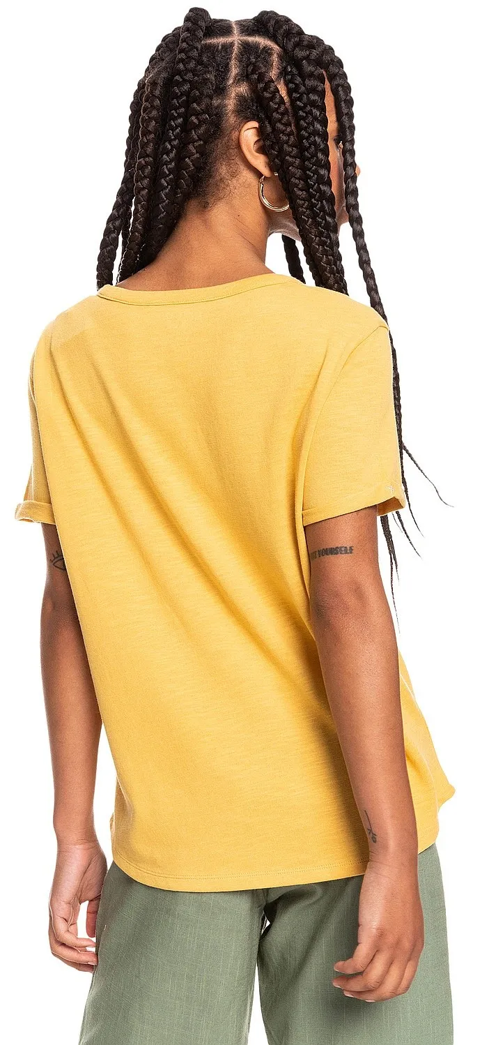 T-Shirt Roxy Oceanholic - YHV0/Ochre - women´s