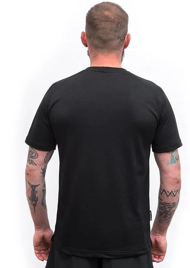 T-Shirt Sensor Merino Blend Elements - Black - men´s