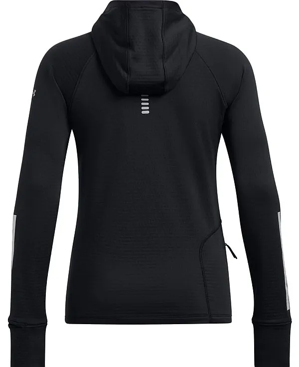 T-Shirt Under Armour Launch Cold Weather Balaclava Hoodie LS - Black/Reflective - women´s