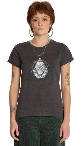 T-Shirt Volcom Radical Daze - Charcoal - women´s