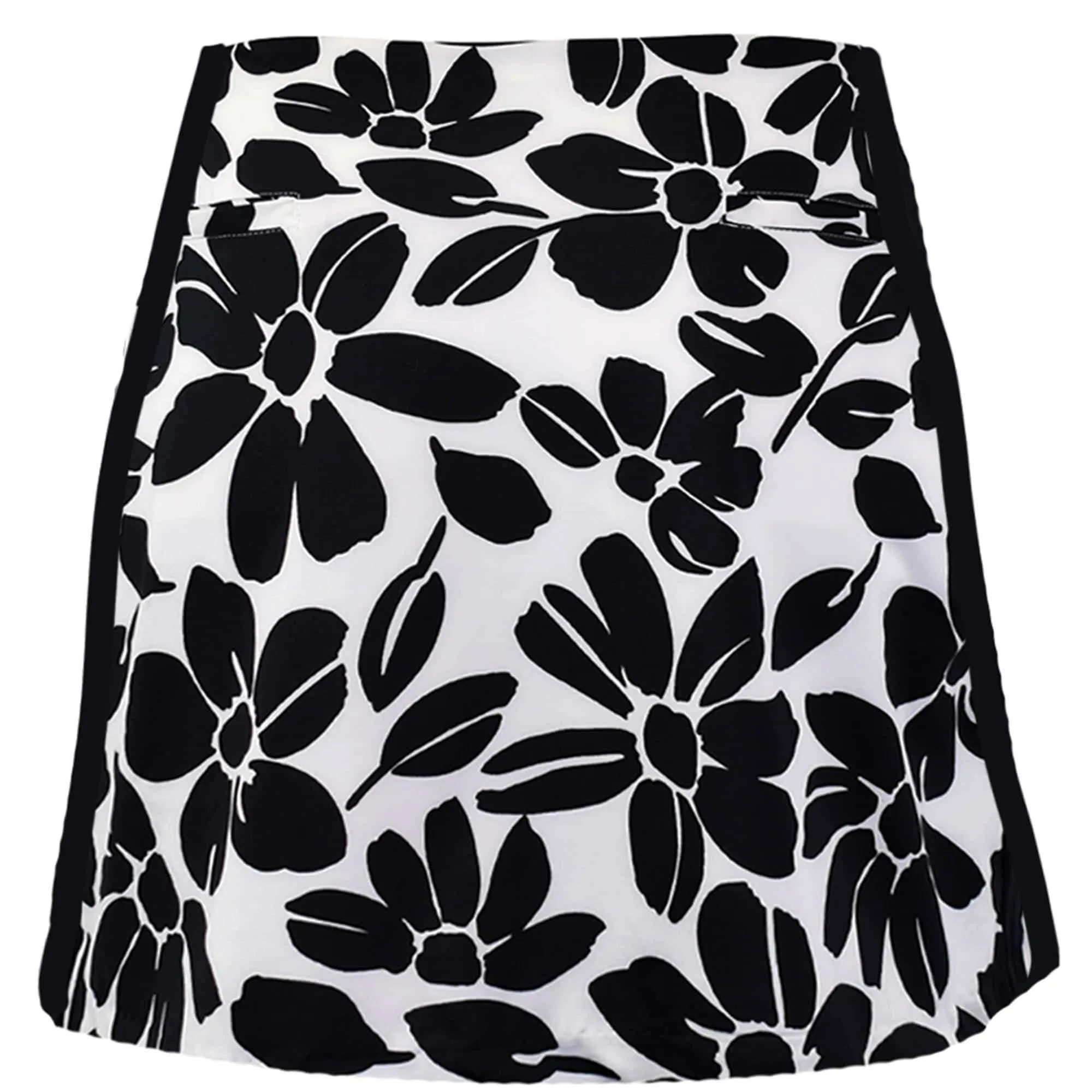 Ink Floral Tail Angela Pull On Ladies Golf Skort