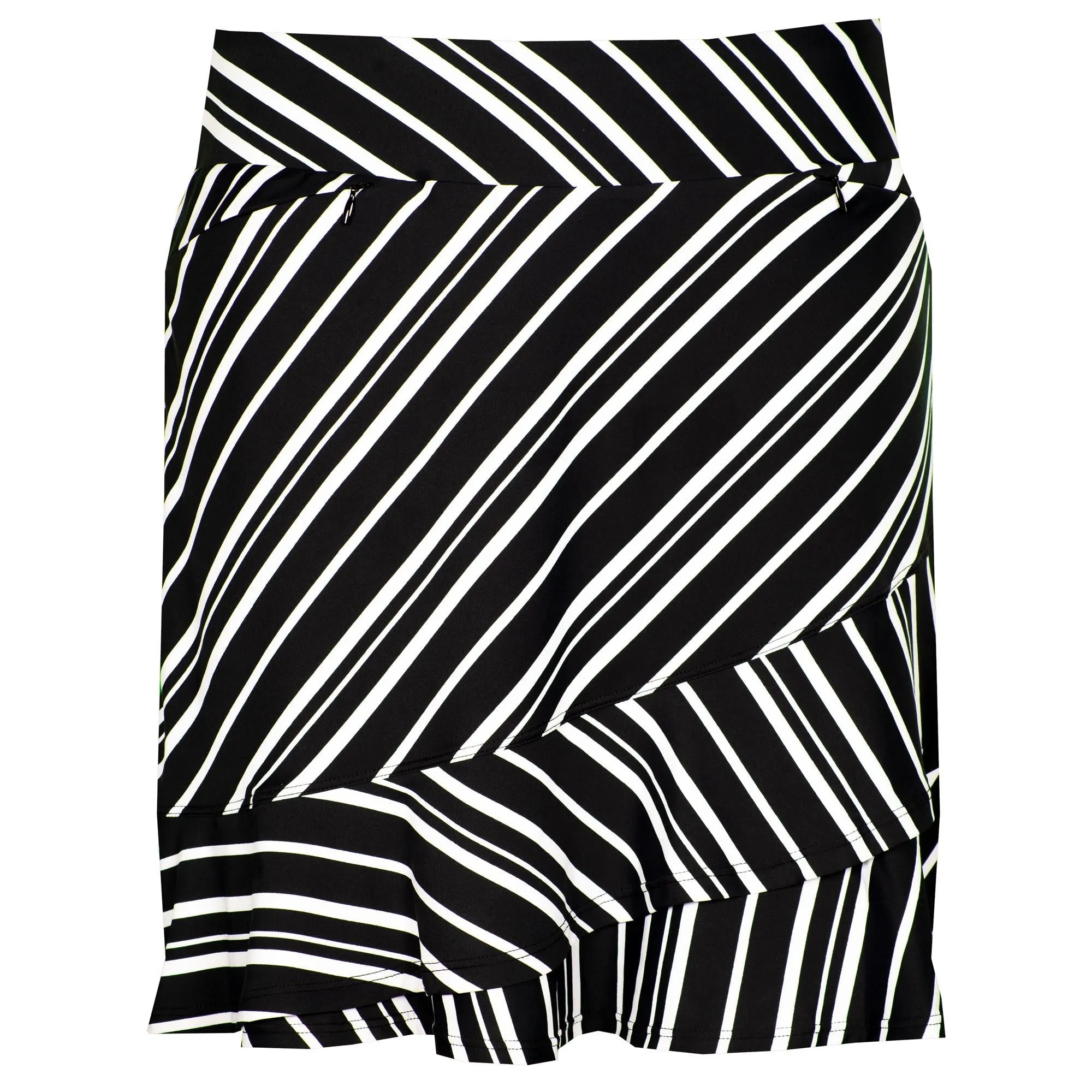 Kiana Ladies Golf Skort - Spar Stripe 45CM by Tail