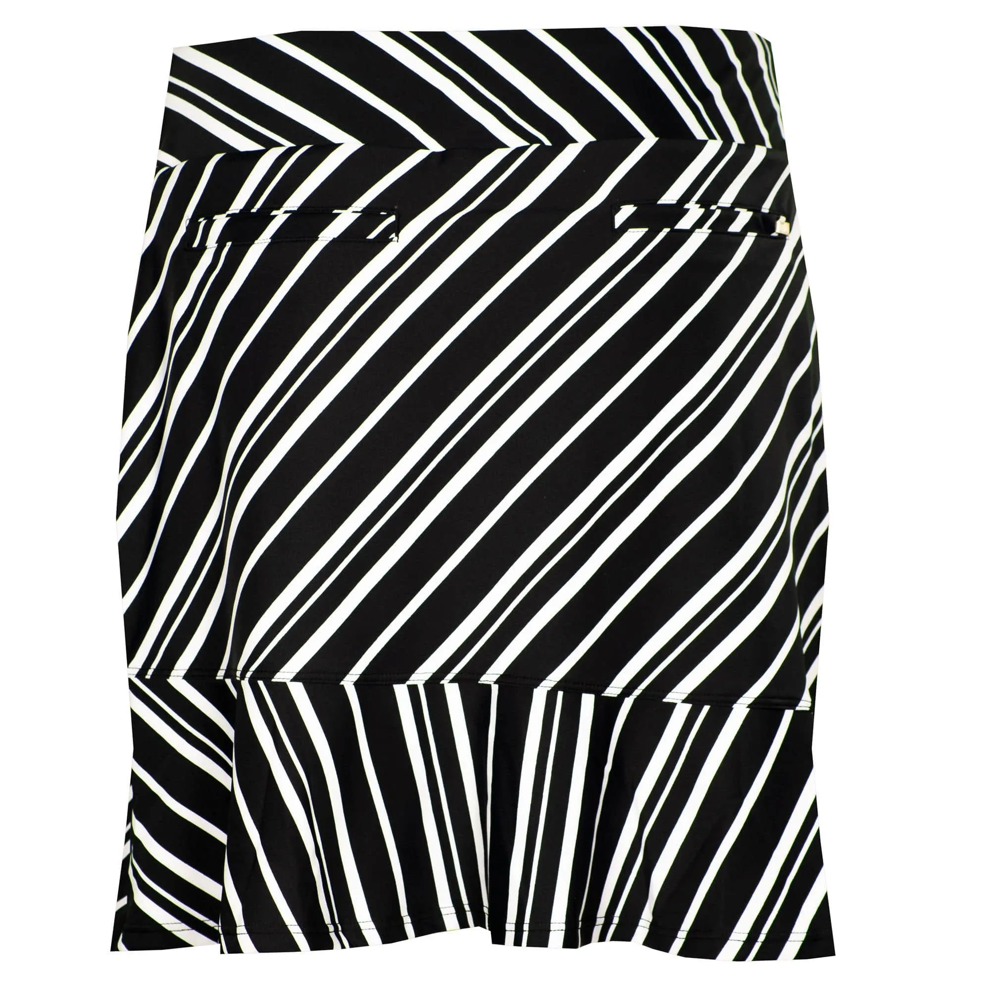 Kiana Ladies Golf Skort - Spar Stripe 45CM by Tail