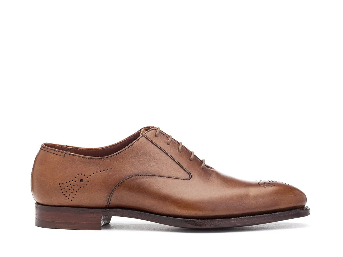 Tan Antique Calf Leather Shoes - Rosemoor